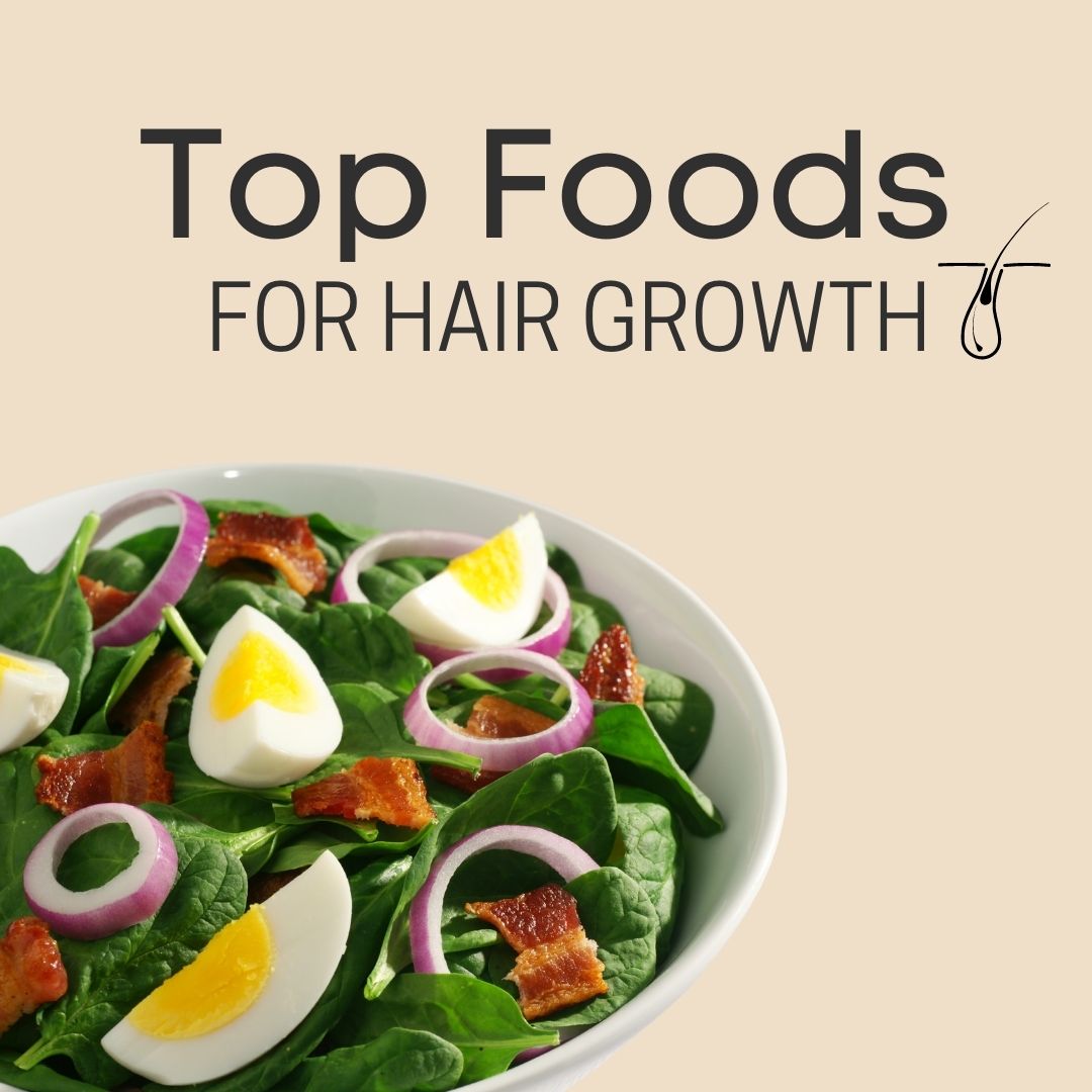 top foods for hair growth featured image